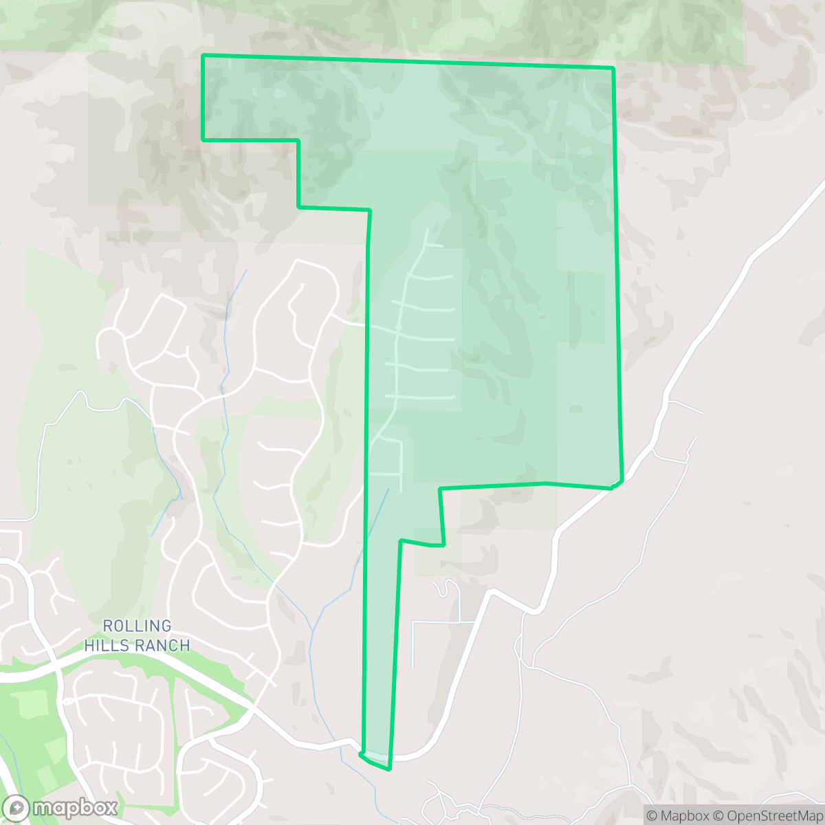 Map showing the location of Bella Lago, Chula Vista, CA
