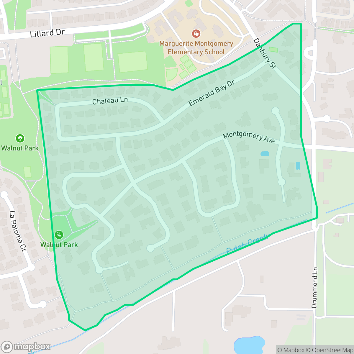 Map showing the location of Arbors at Oakshade, Davis, CA