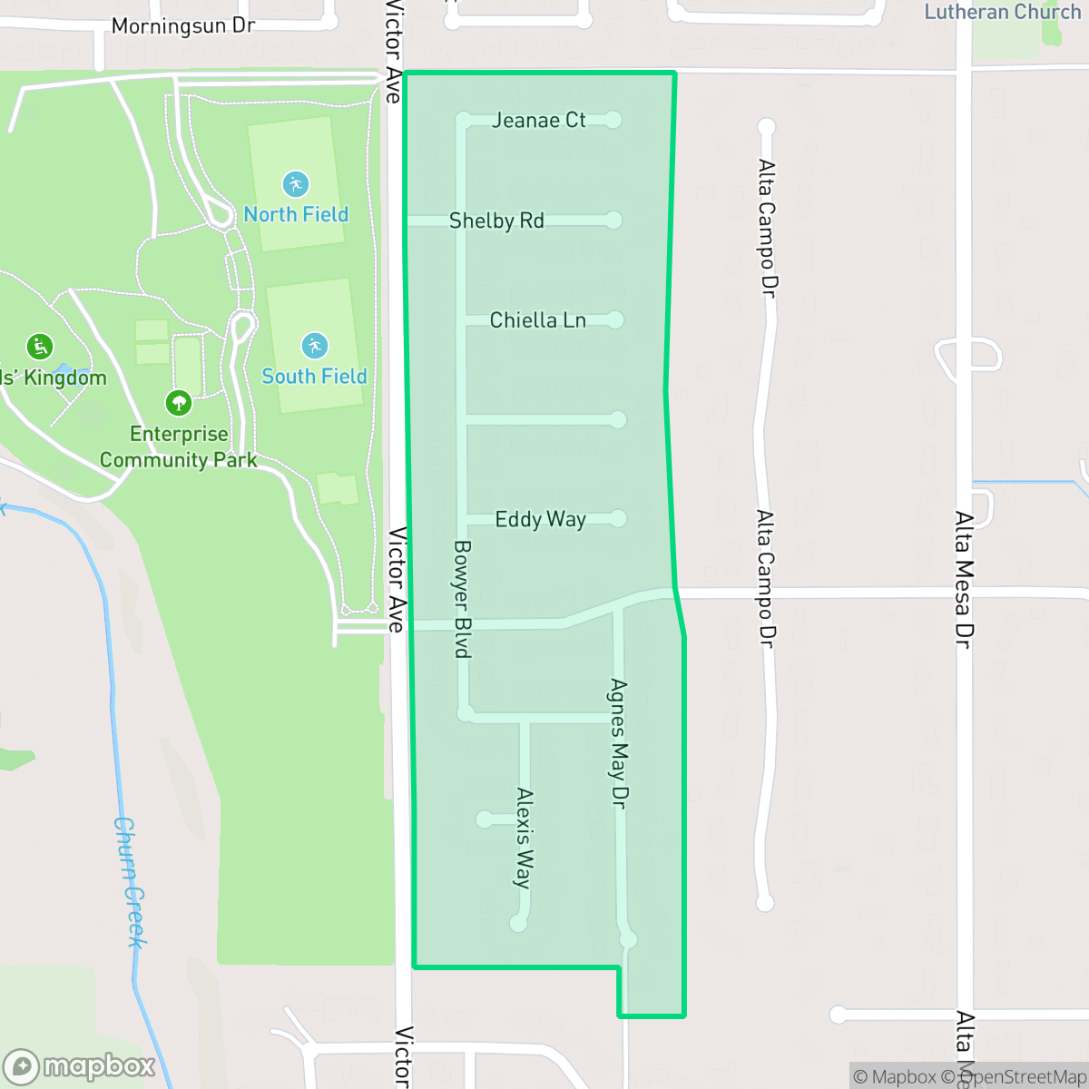 Map showing the location of Victor Estates, Redding, CA