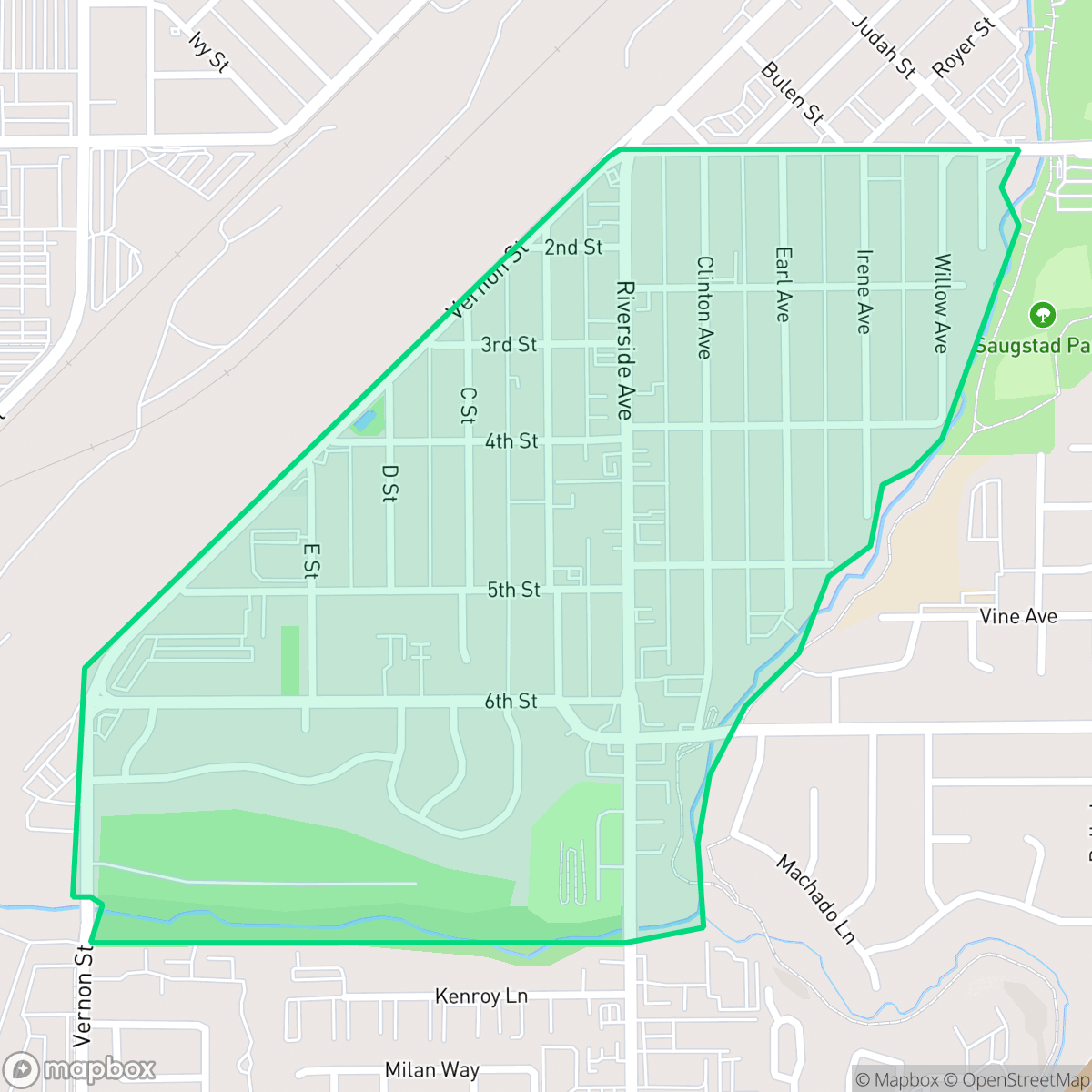 Map showing the location of Cherry Glen, Roseville, CA