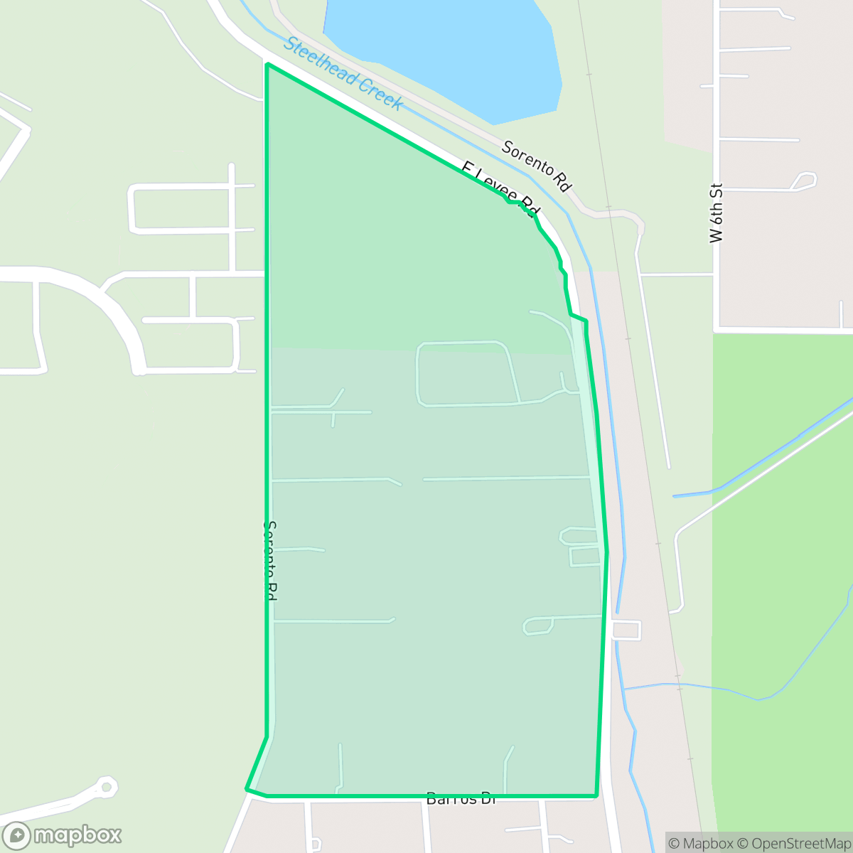 Map showing the location of Valleyview Acres, Sacramento, CA