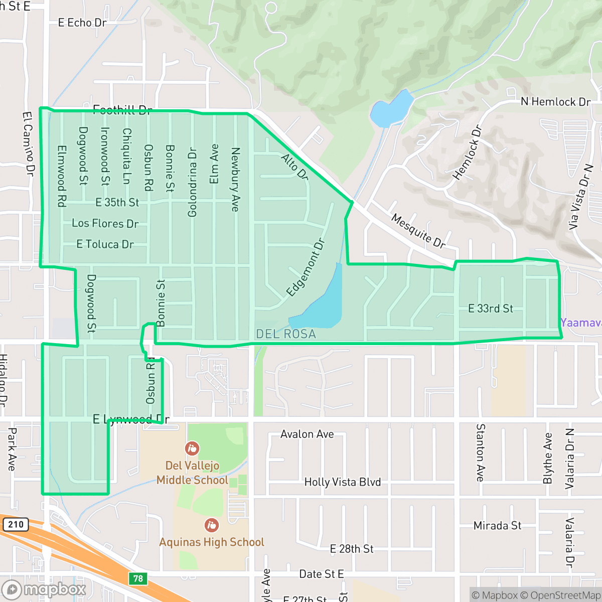 Map showing the location of NE - Sterling, San Bernardino, CA