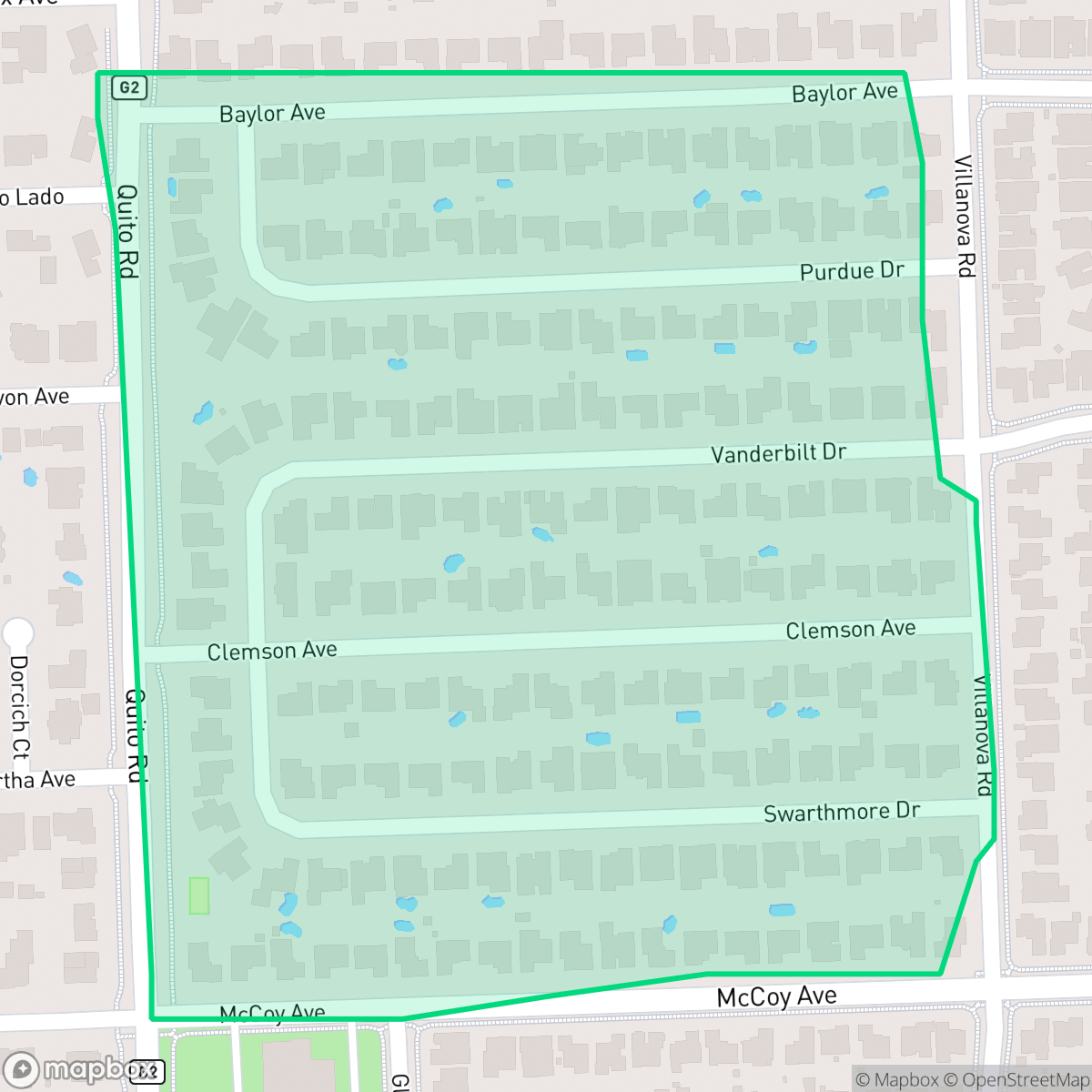 Map showing the location of Sunland Park, Saratoga, CA