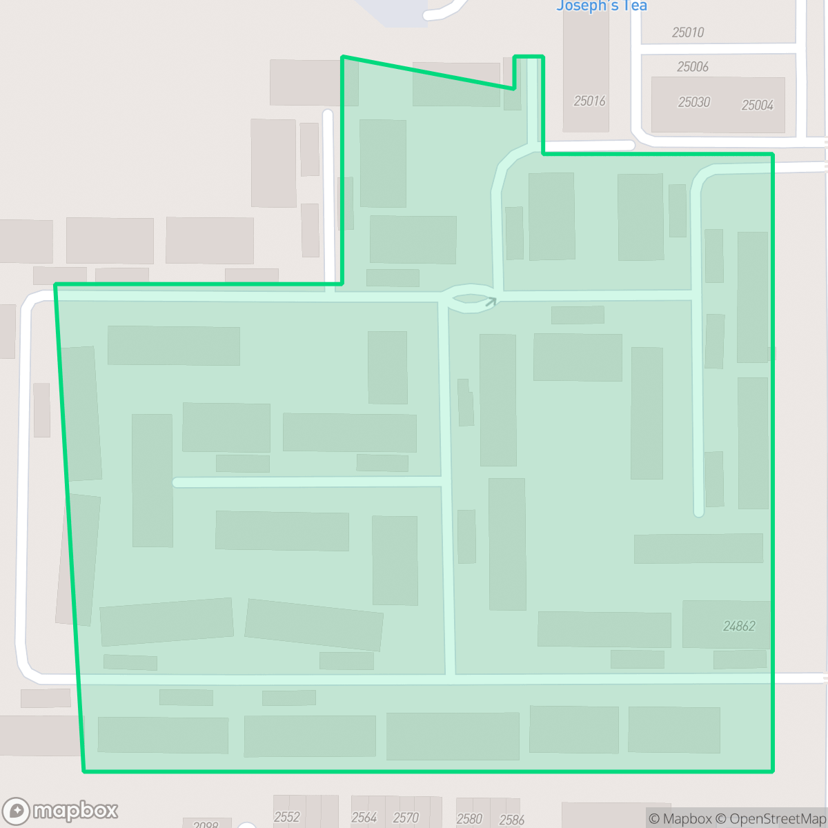 Map showing the location of Hillcrest Villas Condominium Association, Clearwater, FL