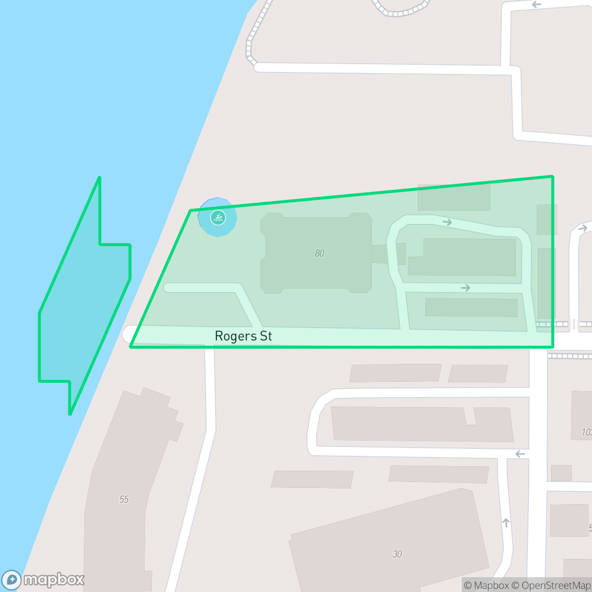 Map showing the location of Prellude 80 Condominium Association, Clearwater, FL