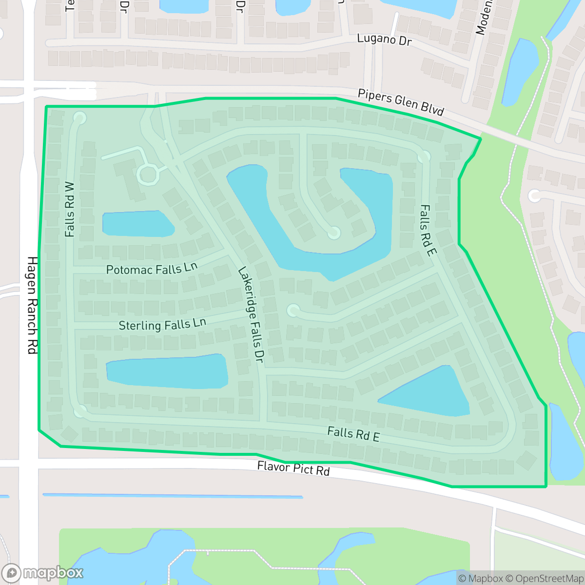 Map showing the location of Lakeridge Falls, Delray Beach, FL