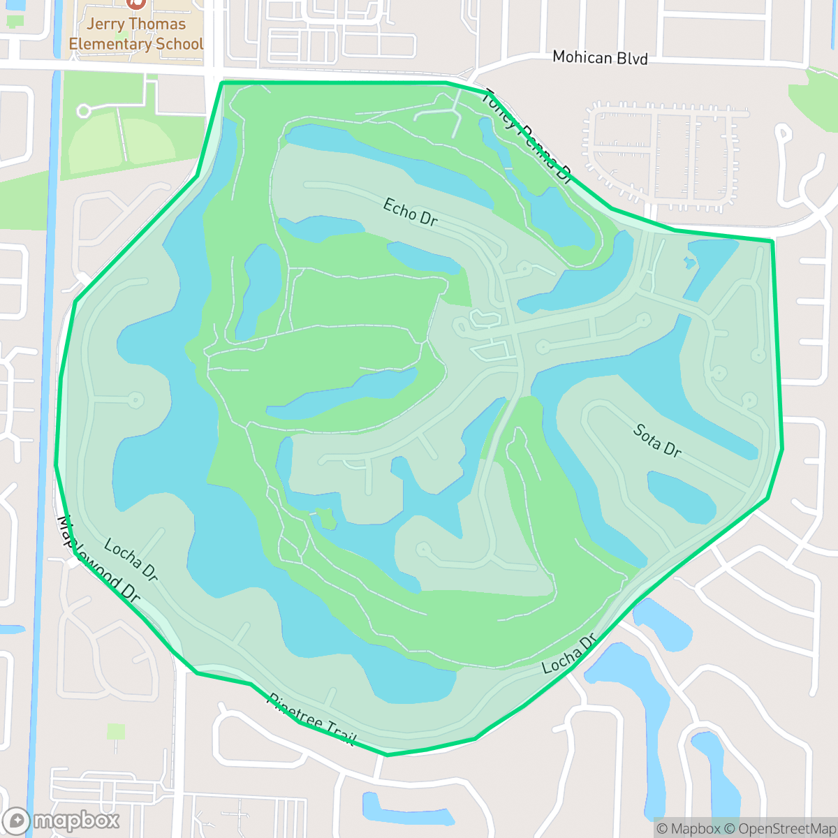 Map showing the location of Loxahatchee Club, Jupiter, FL