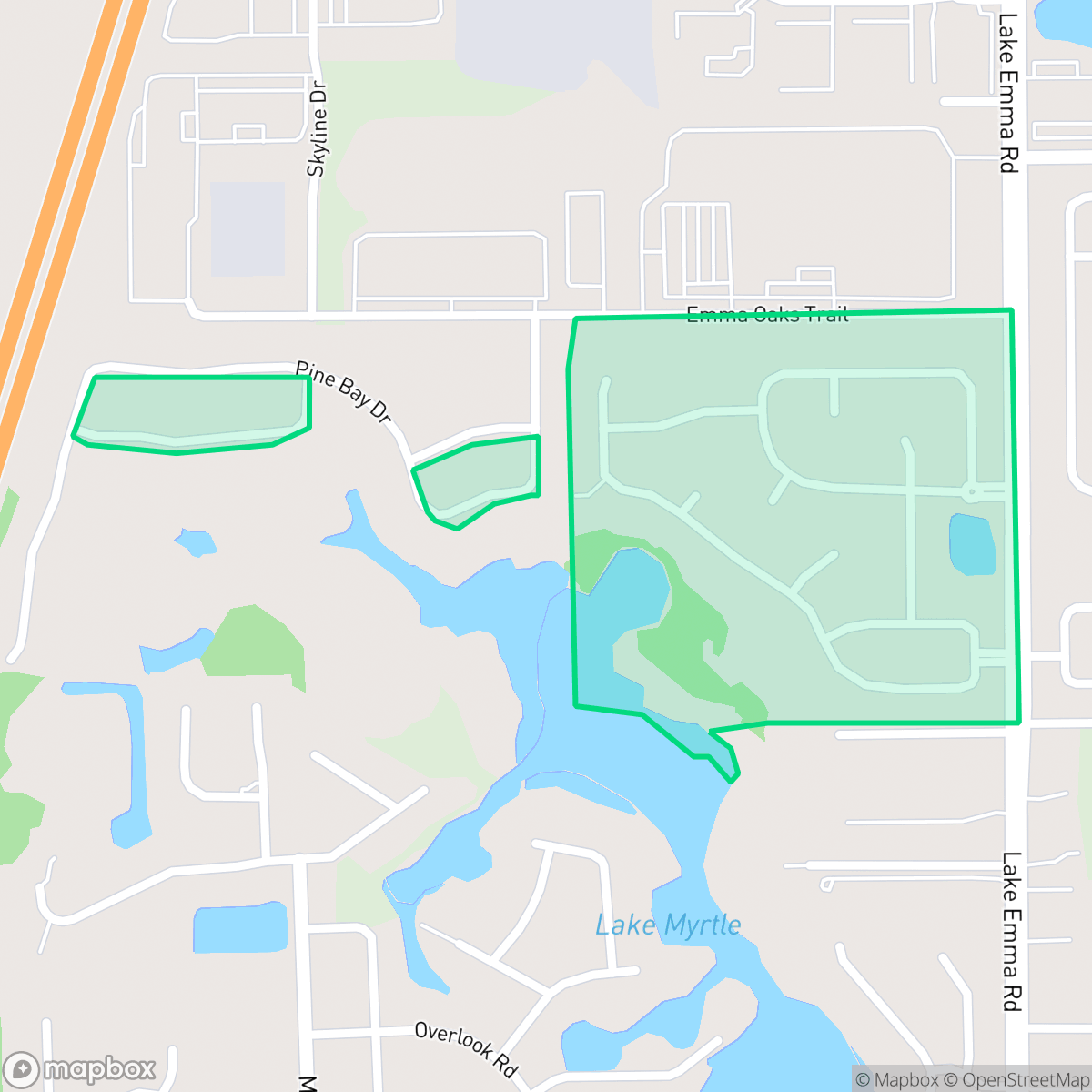 Map showing the location of Huntington Pointe, Lake Mary, FL