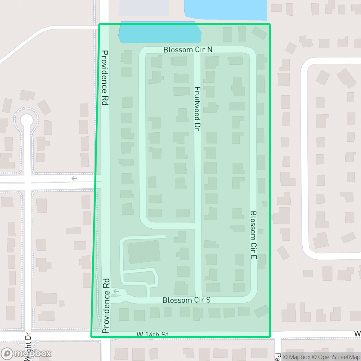 Map showing the location of Orangewood, Lakeland, FL