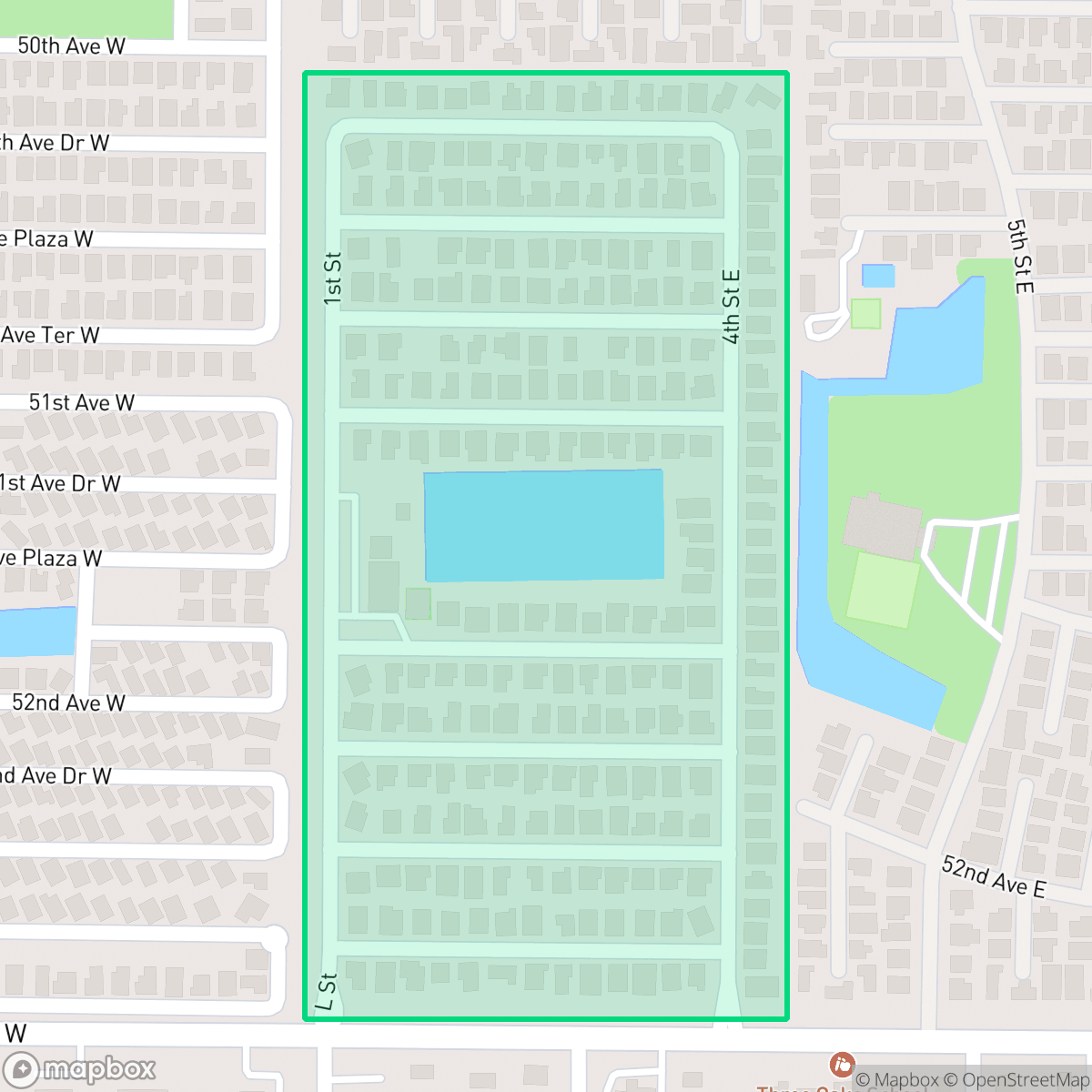 Map showing the location of Casa Loma, South Bradenton, FL
