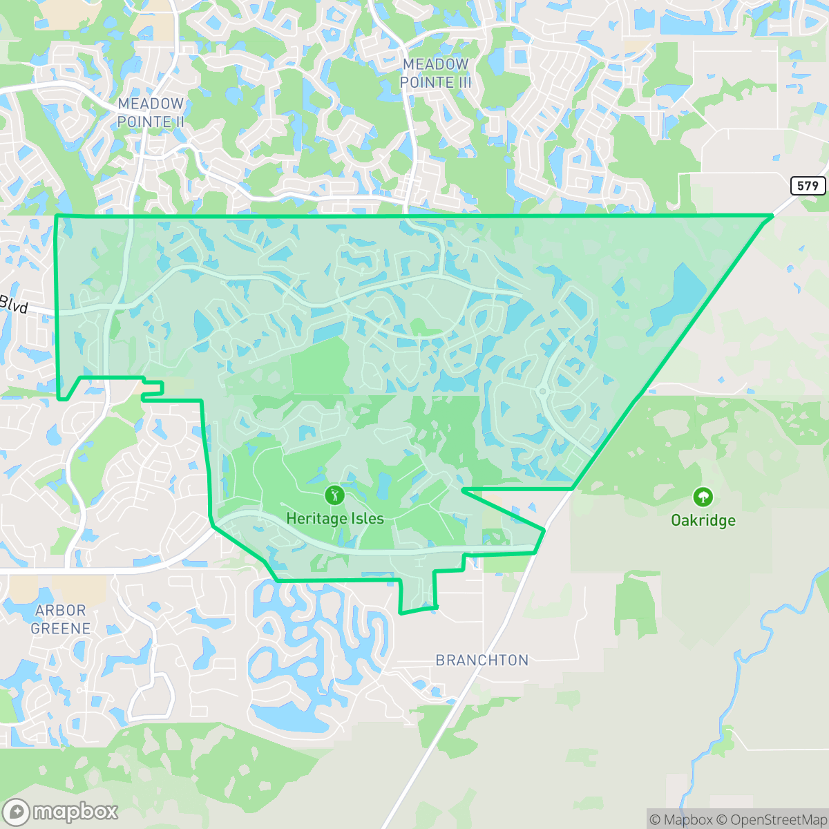 Map showing the location of New Tampa, Tampa, FL