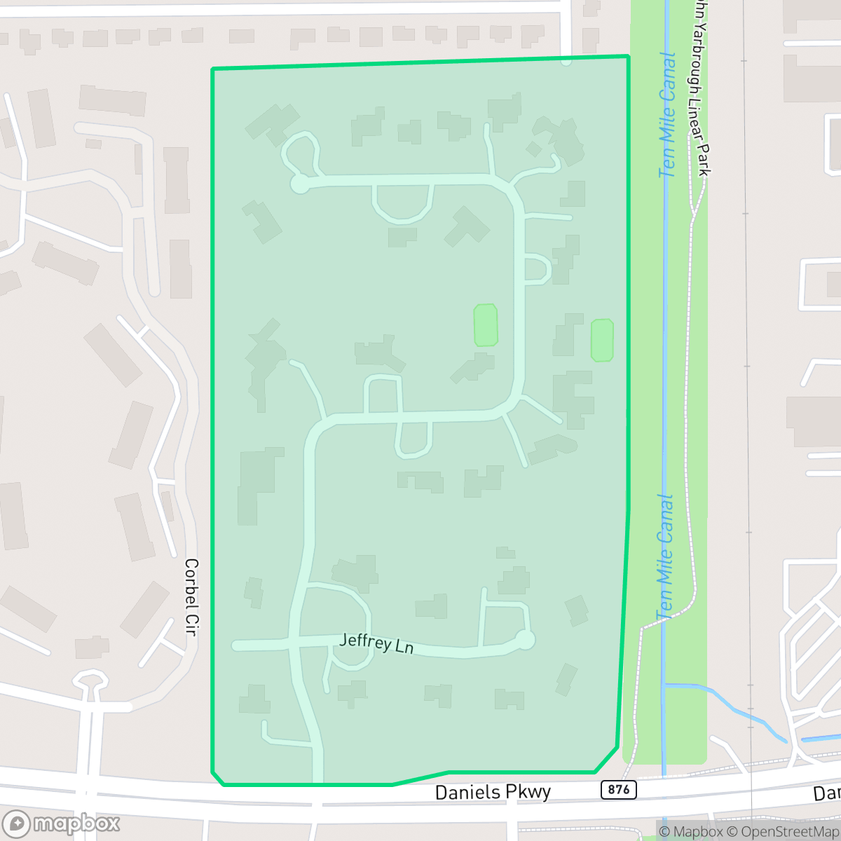 Map showing the location of Villa Pines, Villas, FL