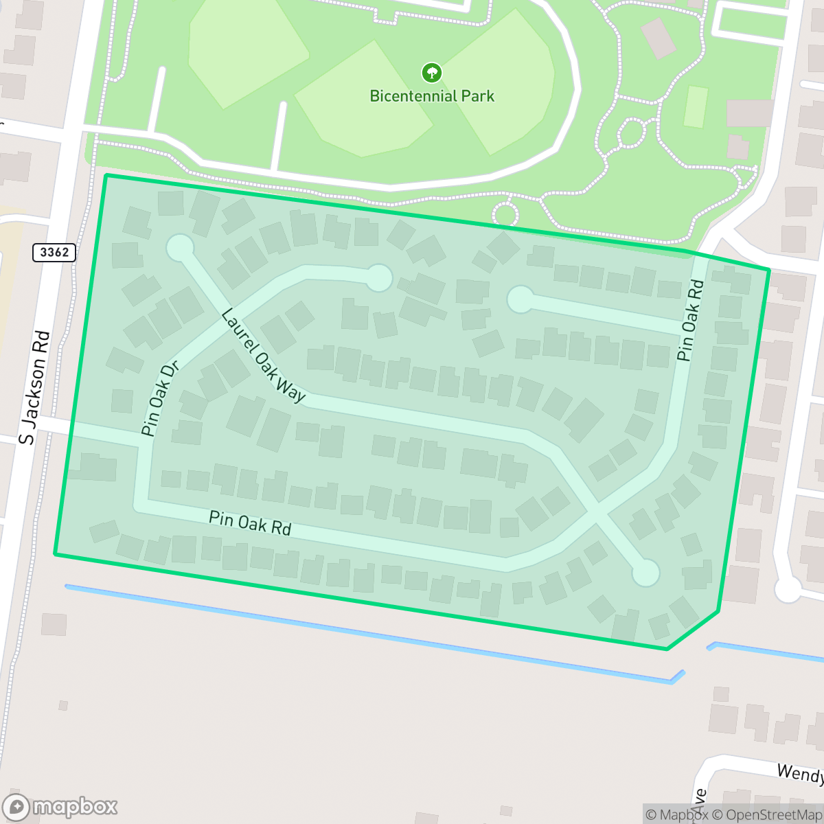 Map showing the location of Heritage Oaks, Edinburg, TX