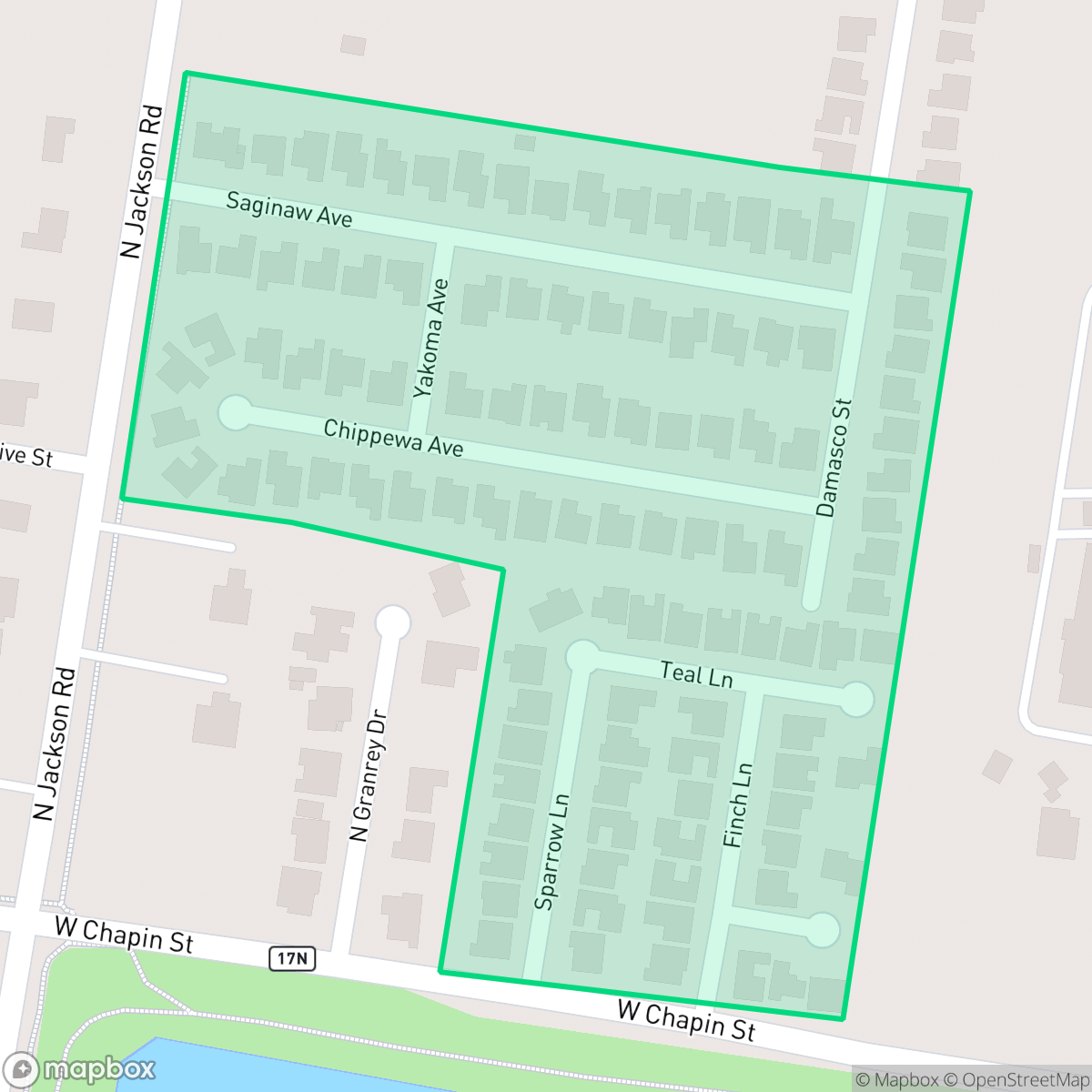 Map showing the location of Spring Valley, Edinburg, TX