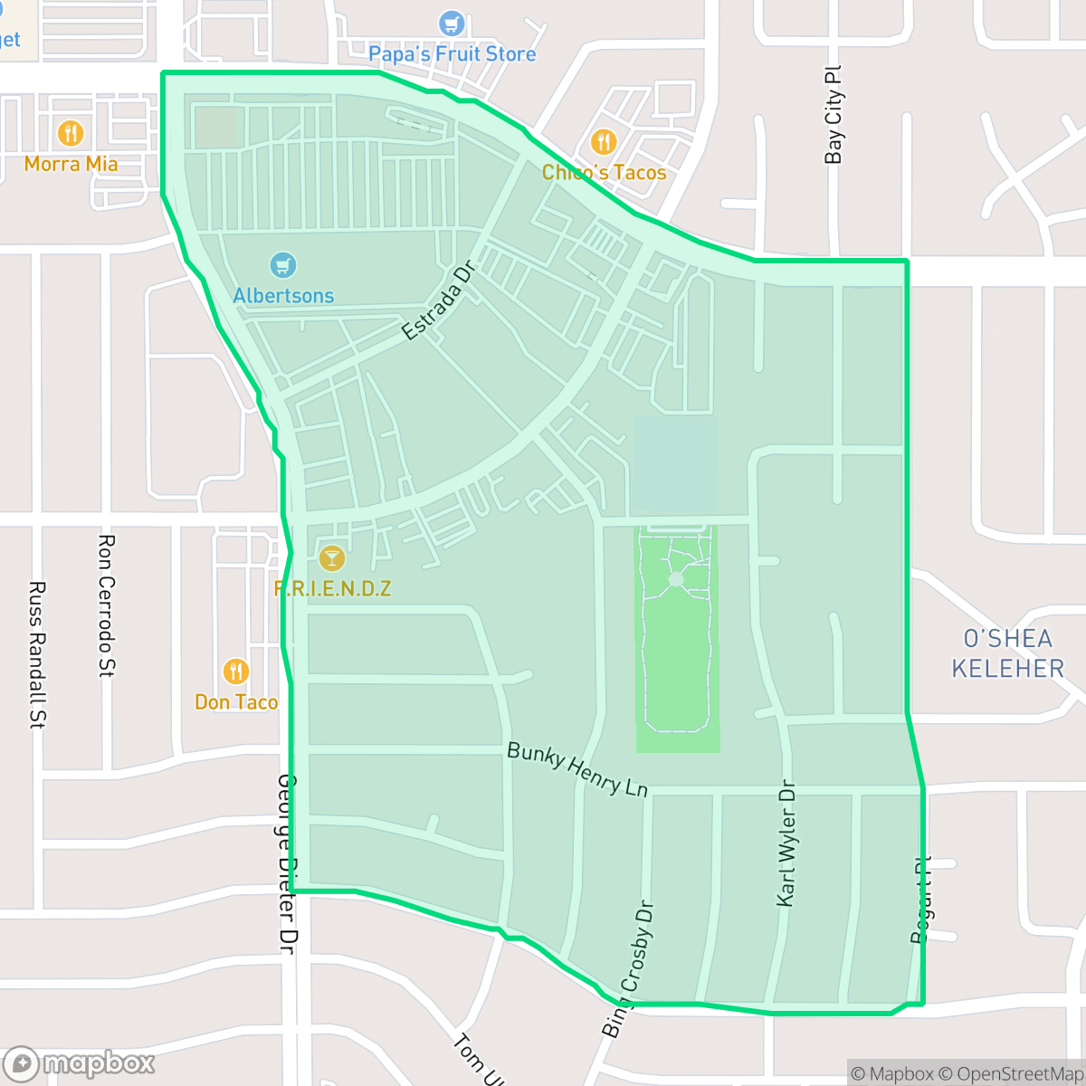 Map showing the location of Friends of Karl Wyler, El Paso, TX