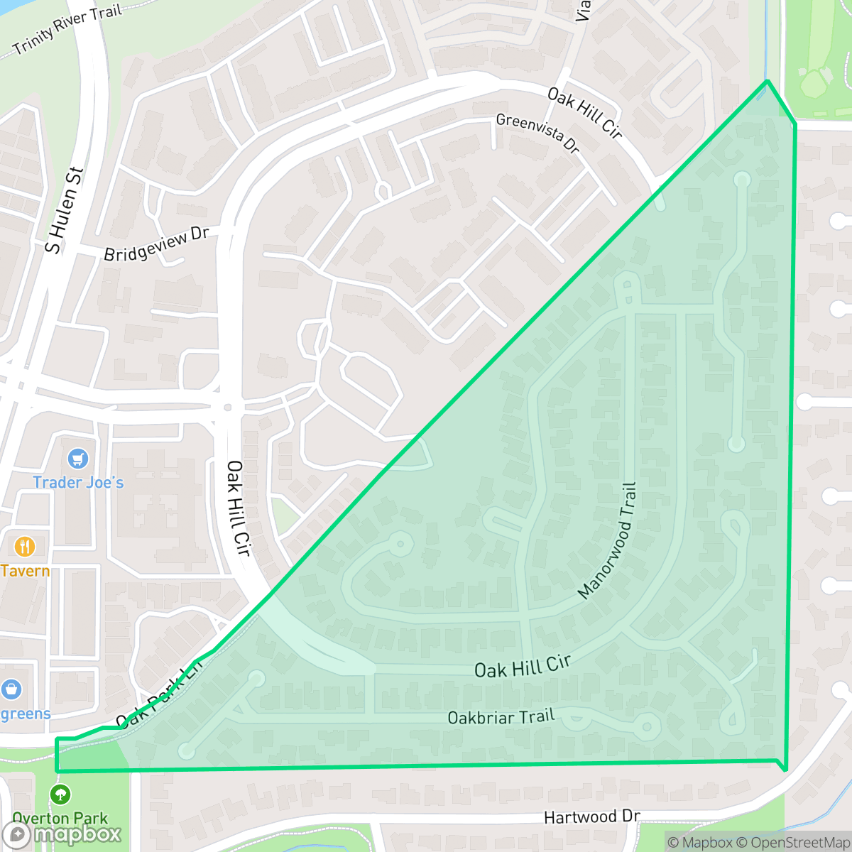 Map showing the location of Villages of Stonegate, Fort Worth, TX