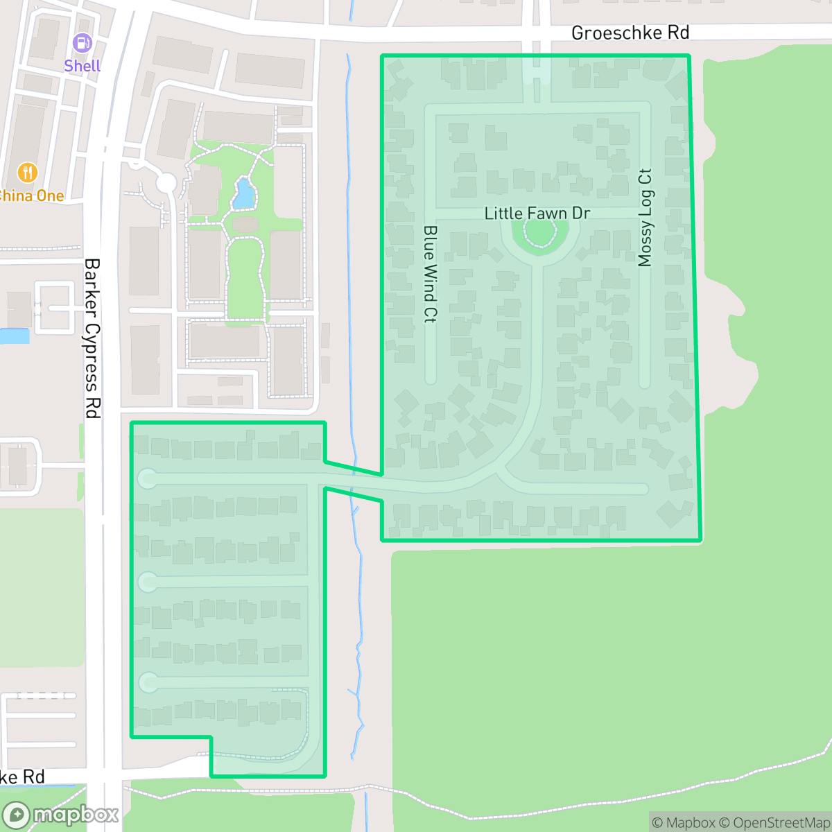 Map showing the location of Estates at Cullen Park, Houston, TX