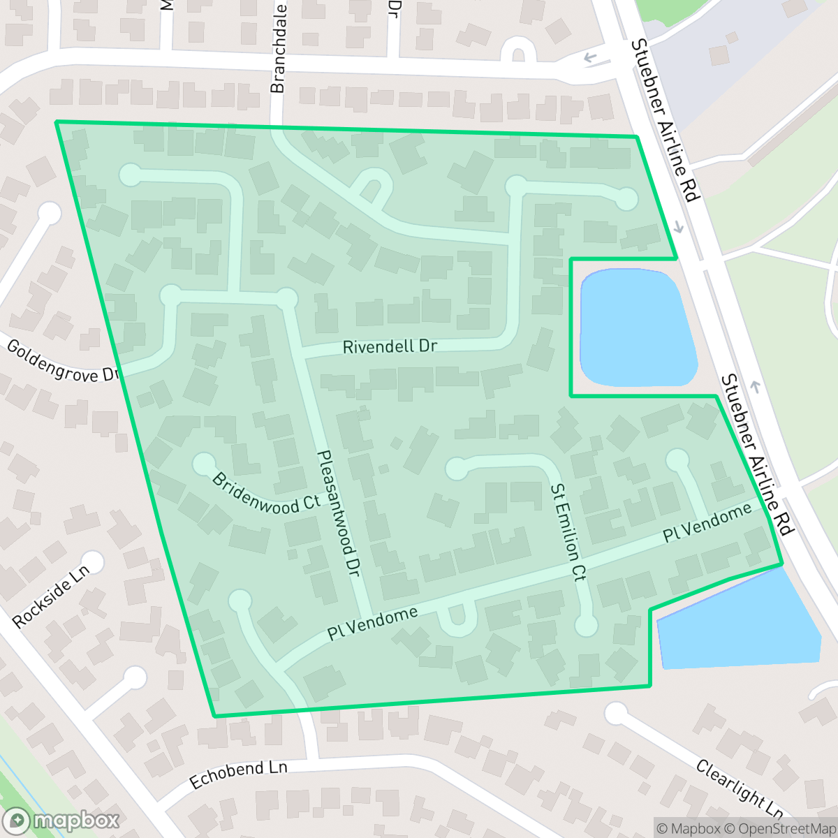 Map showing the location of Willowick Forest, Houston, TX