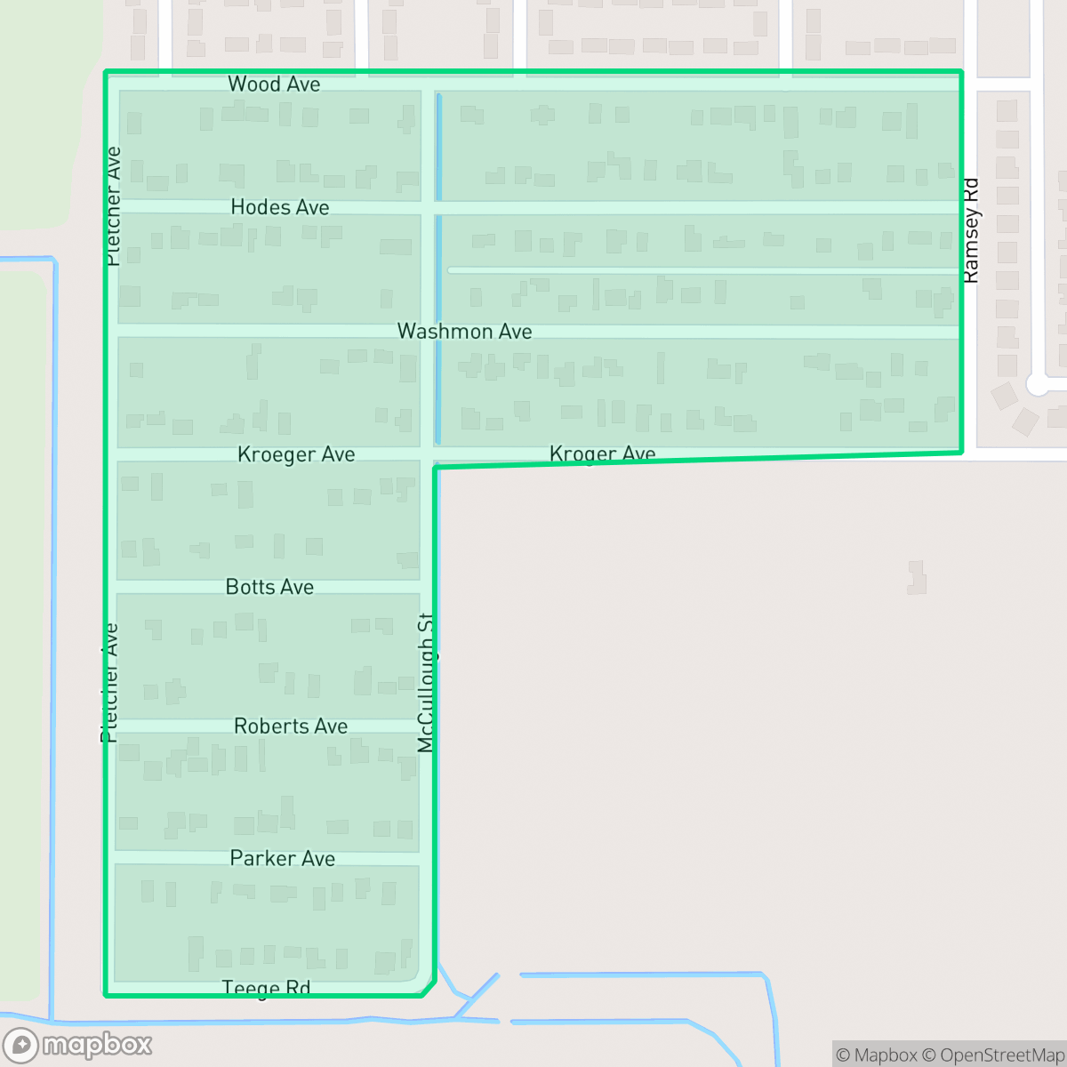 Map showing the location of Las Palmas Colonia, Las Palmas II, TX