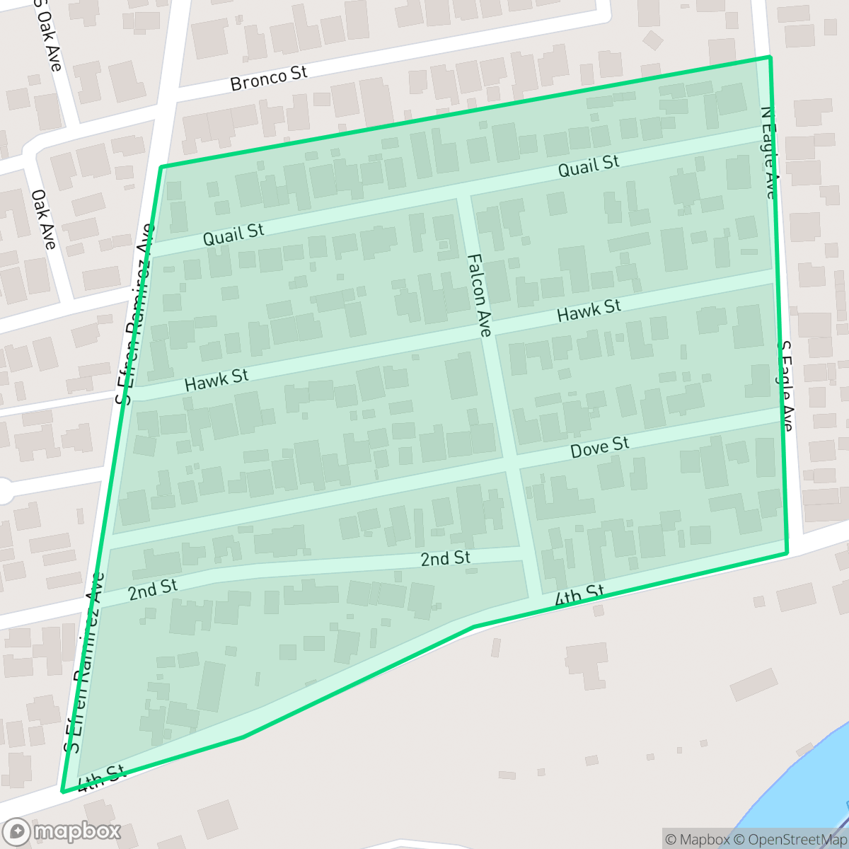 Map showing the location of Mesquite, TX — coverage area